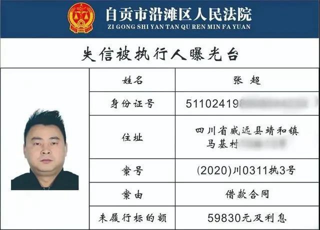 自贡一大批“老赖”名单曝光！有你认识的没?(图17)