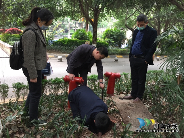 江阳区华阳街道开展清明节前安全大检查