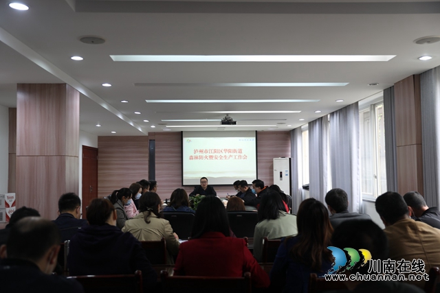 江阳区华阳街道召开森林防火暨安全生产工作会