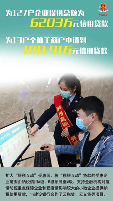 服务战“疫” 税务行动 | 13张海报带你一览泸州税务战“疫”时刻(图12)
