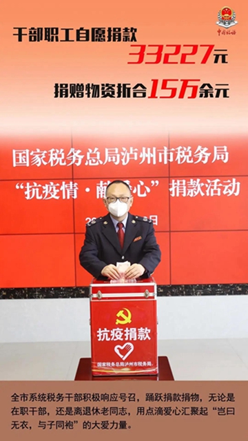 服务战“疫” 税务行动 | 13张海报带你一览泸州税务战“疫”时刻(图13)