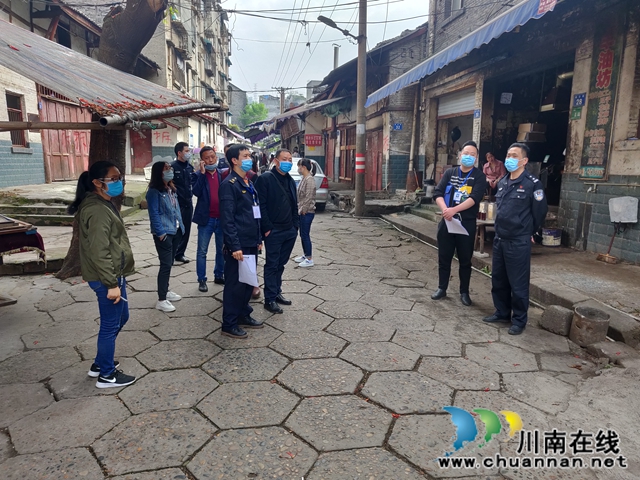 龙马潭区小市街道下大街社区：抓好防疫 助力开学