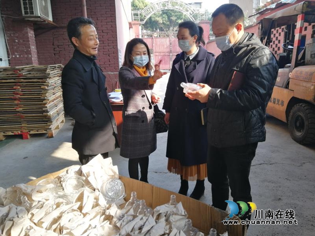助推企业复工复产，江阳区工商联深入一线走访调研