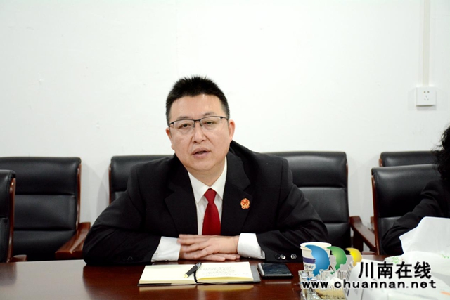 古蔺县法院院长汪小川到四川古鼎房地产开发有限公司调研破产重整推进情况(图6)