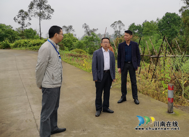 郑尚贵督导泸县立石镇大鹿溪河河长制工作(图1)