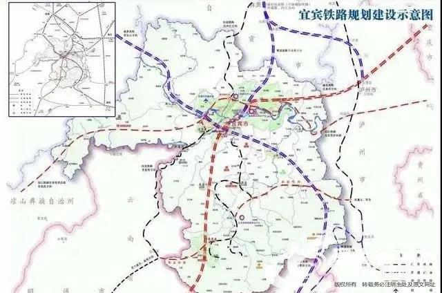 宜宾又一条高铁要来了！经过3个区县！还有这300多个重点项目(图2)
