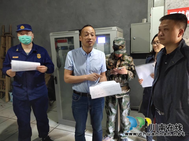 陈光明率队检核合江安全生产生产工作