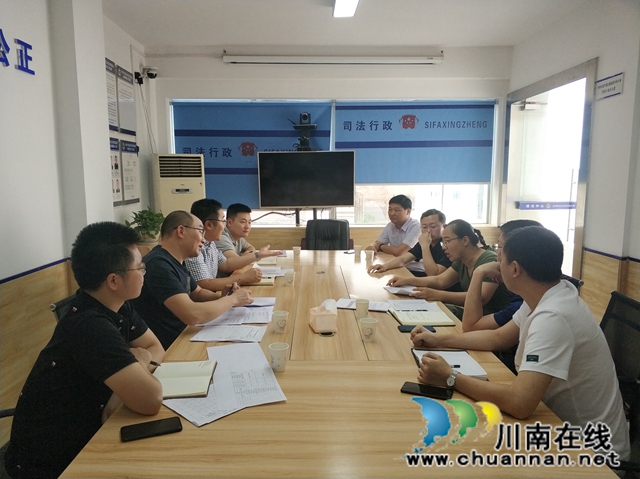 江阳区委政法委、区委组织部领导到华阳街道调研指导网格化管理工作