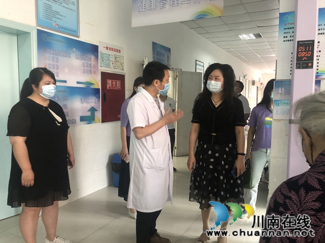 聂华伟率队到江阳区茜草街道调研工作