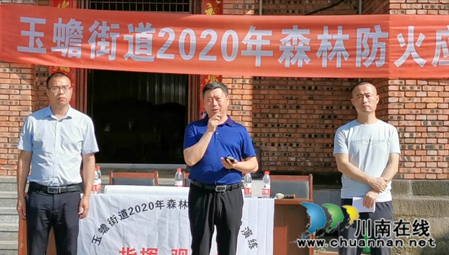 杨双全到泸县玉蟾街道督导森林防灭火应急演练(图8)