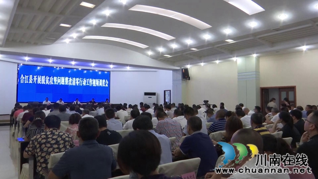 合江县召开脱贫攻坚问题整改清零行动工作视频调度会