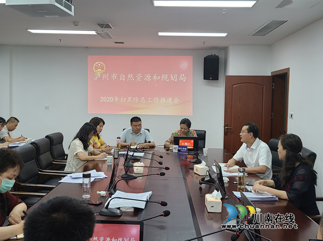 泸州市自然资源和规划局召开扫黑除恶工作推进会