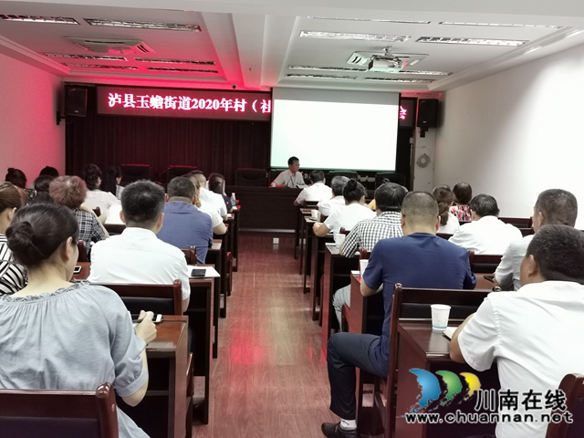 泸县玉蟾街道召开2020年村（社区）监委会业务培训会