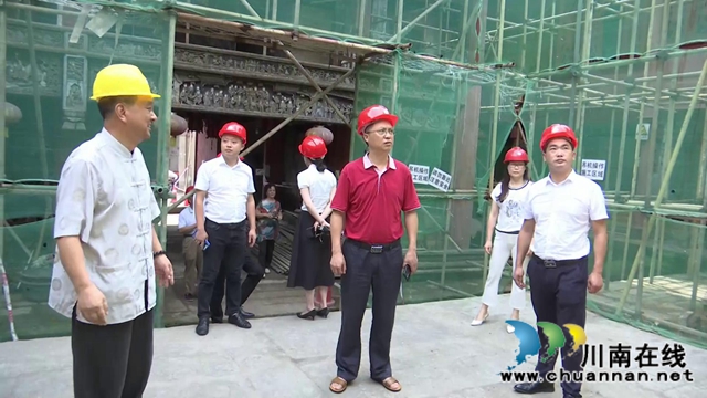 泸州市委统战部调研合江县宗教和统战工作