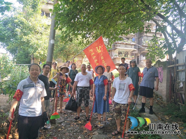 龙马潭区红星街道：文明建设你我他 党员志愿齐“出发”(图1)