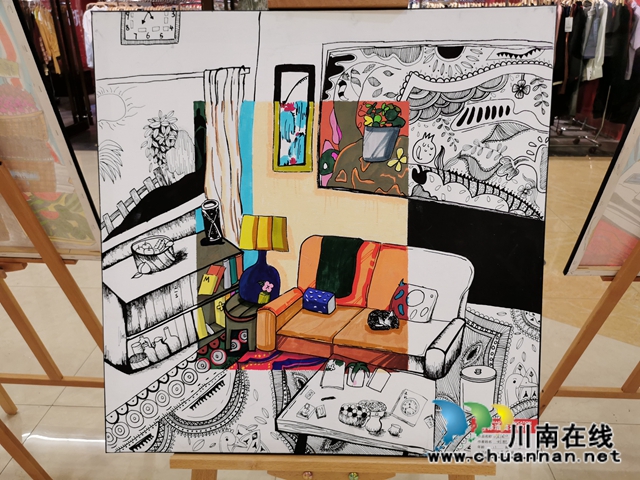 泸州：艺术画展“花式”来袭，开学季要你“好看”(图1)