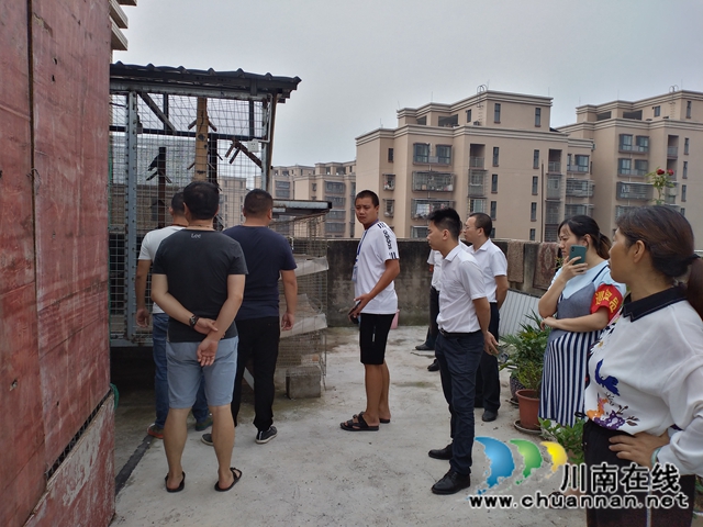 内江经开区靖民镇双雁社区：鸽子棚违规影响生活，拆！(图3)