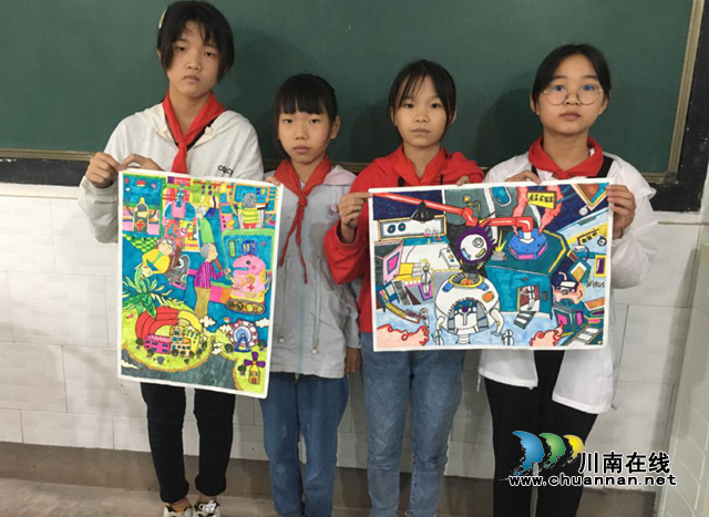 合江县白鹿镇马庙小学开展青少年科技创新活动(图1)