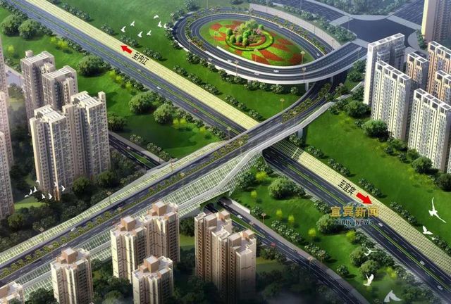 好消息!宜宾这座跨线桥国庆节半幅通车!(图2) 好消息!宜宾这座跨线桥国庆节半幅通车!(图2)