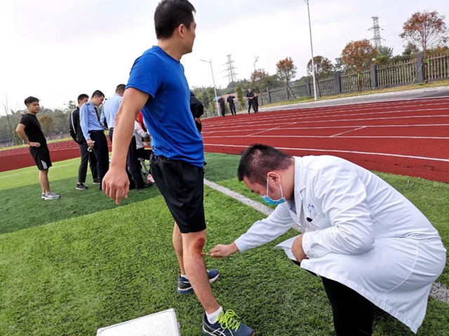 泸县公安系统首届警体运动会成功举办，福欣医院受邀全程为运动会提供医疗保障！(图9)