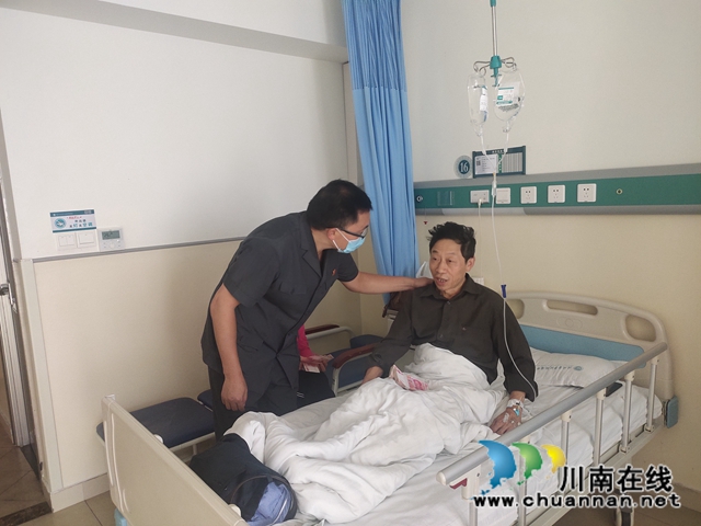 纳溪：案款送至病榻前，司法为民人心暖(图1)