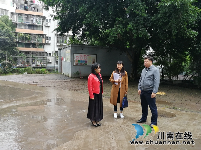 泸县玉蟾街道开展创文工作督查(图1)