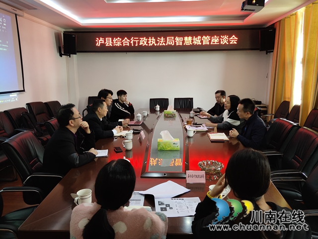 泸县综合行政执法局召开智慧城管交流会(图1)