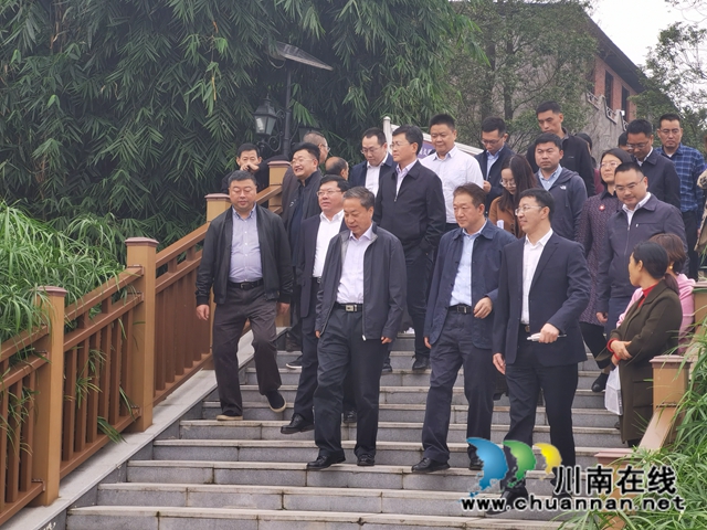 国家推长办到龙马潭区罗汉街道老鹰丘市政排口开展调研(图1)