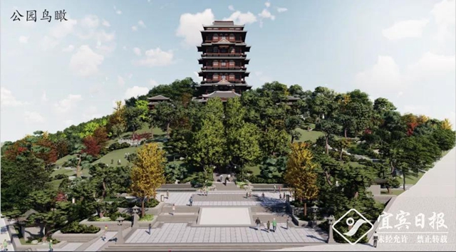 宜宾又一新地标即将完工！亮灯时间……(图2)
