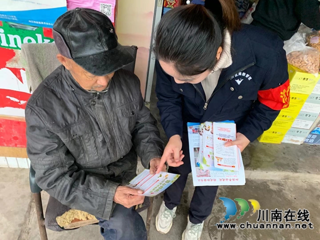 内江经开区靖民镇凉风社区：疫情防控不松懈(图2)