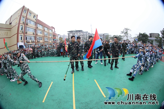龙马潭这个幼儿园的“军事亲子运动会”，真嗨！(图14)