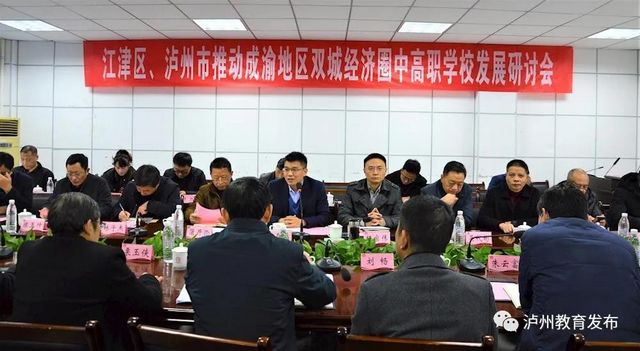 江津—泸州推动成渝地区双城经济圈中高职学校发展研讨会在泸州举行(图2)