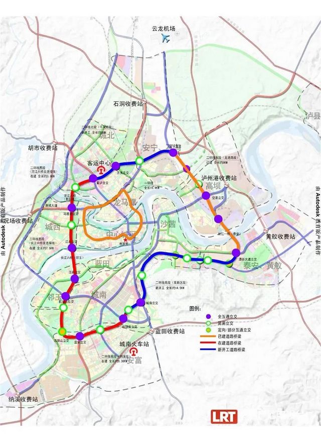 泸州二环路建设不停歇，蜀泸立交F匝道预计春节前通车(图8)