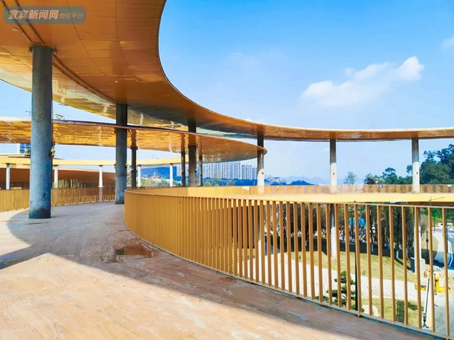 震撼!宜宾翠屏山又一网红打卡地来了!巨大环形建筑、绝美栈道、360°观景台……(图3) 震撼!宜宾翠屏山又一网红打卡地来了!巨大环形建筑、绝美栈道、360°观景台……(图3)