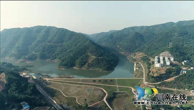 合江县锁口水库通过验收即将下闸蓄水(图1)