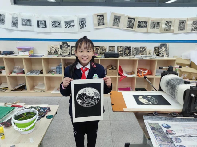 区域特色|江阳教育：木刻版画进课堂(图15)