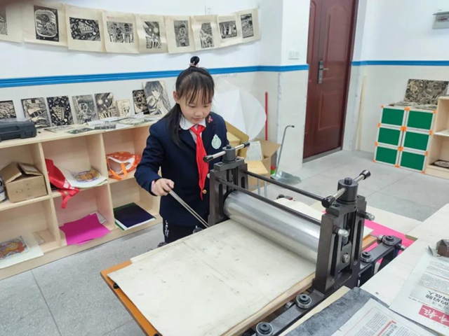 区域特色|江阳教育：木刻版画进课堂(图13)