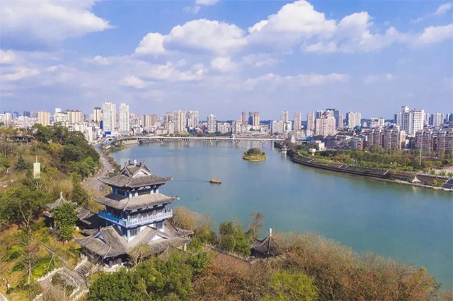“长江经济带城市协同发展能力指数”发布，内江居四川参评城市第四位(图1)
