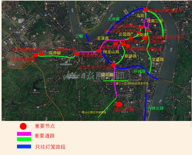 火树银花不夜天！内江今年春节夜景“提前看”(图5)