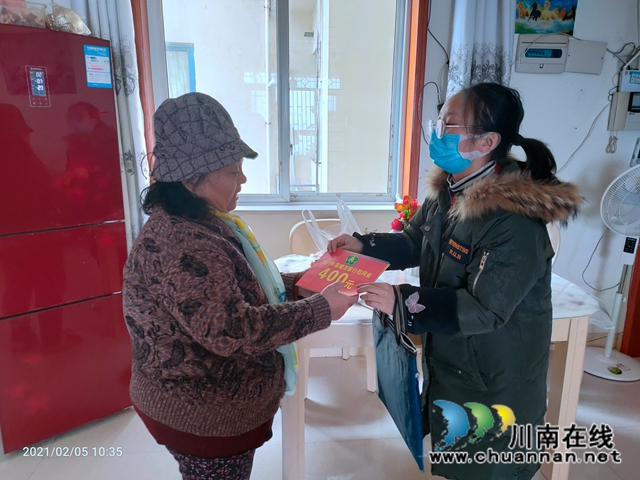 龙马潭区残联到小市街道开展残疾人“温暖万家行”走访慰问活动(图2)