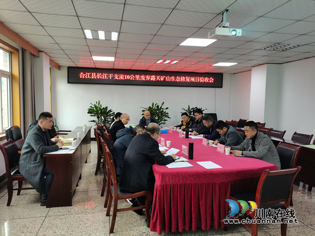 合江县长江干支流沿岸10公里范围内废弃露天矿山生态修复项目通过市级终验(图1)