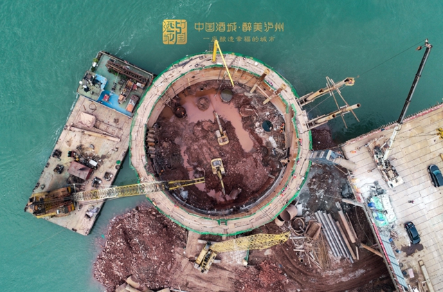 抢抓工期 泸州这两座长江大桥建设进度再刷新!(图1) 抢抓工期 泸州这两座长江大桥建设进度再刷新!(图1)