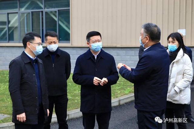 付小平检查泸州高新区节后复工复产情况(图4)