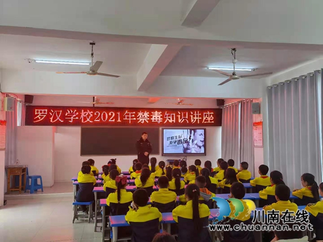 龙马潭区罗汉街道深入开展禁毒宣传教育进校园系列活动