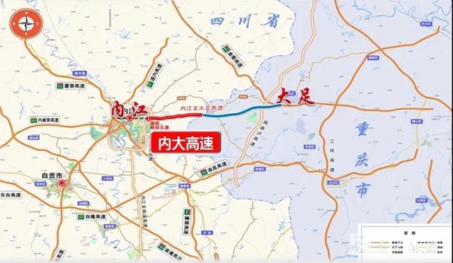 连接重庆！内江又一高速公路正在建设中(图1)