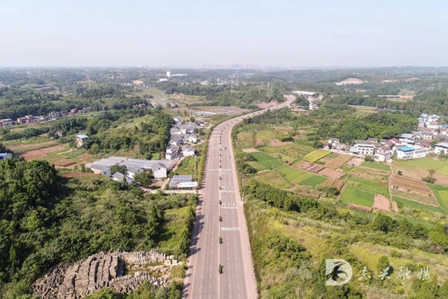 连接重庆！内江又一高速公路正在建设中(图7)