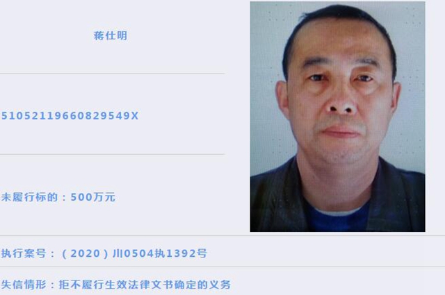 龙马潭区人民法院 | 失信被执行人曝光（2021年第1期）(图7)