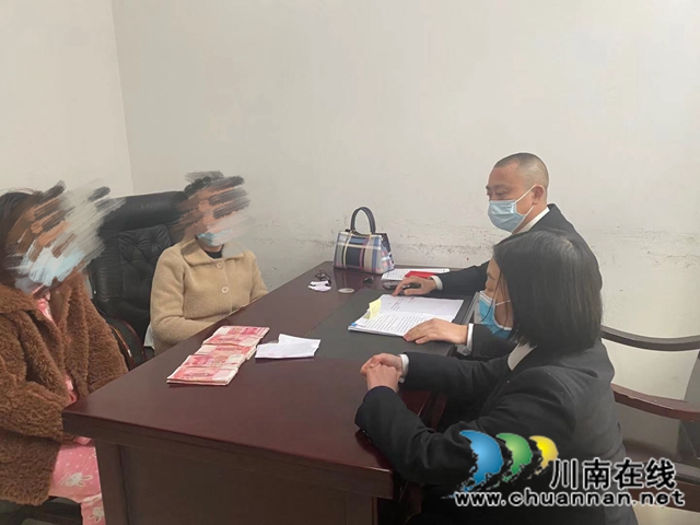 纳溪：面对接连而来的打击，诚信妻子坚持替亡夫还债(图1)