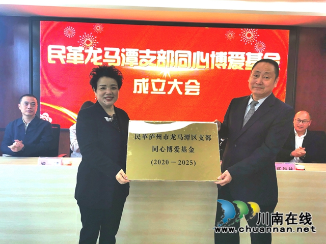 同心博爱，与爱同行！民革龙马潭支部“同心博爱基金”正式成立(图1)