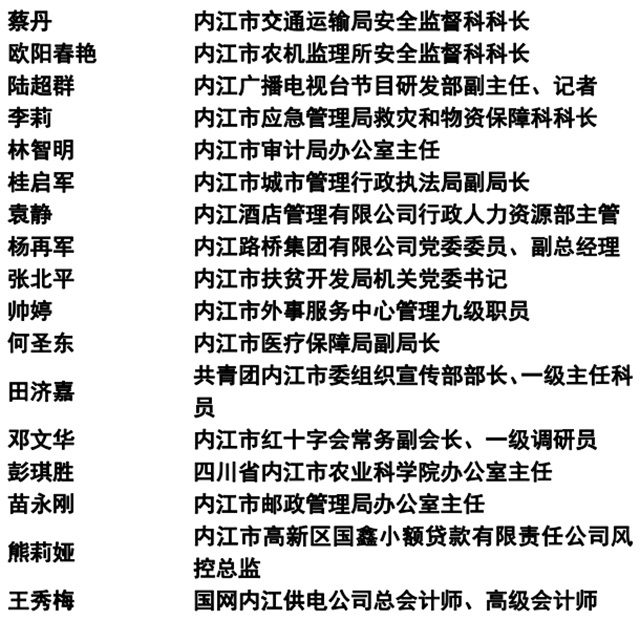 365个！内江抗疫先进名单公示(图11)